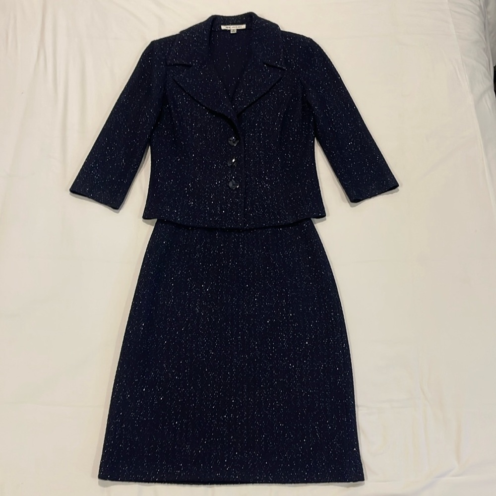 St John Navy Blue Suit